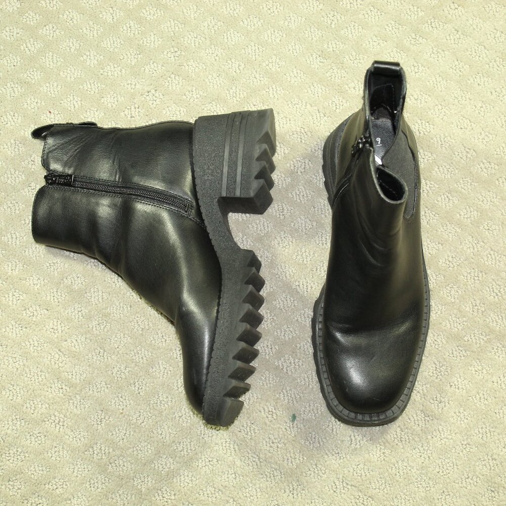 Sam & Libby Women's 9M Black Chunky Sole Combat Boots